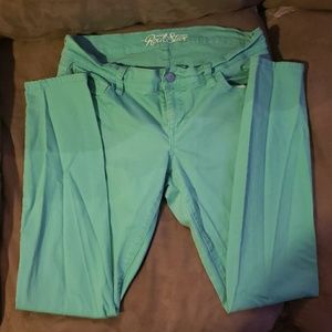 Mint Green Old Navy Rockstar Skinny Jeans